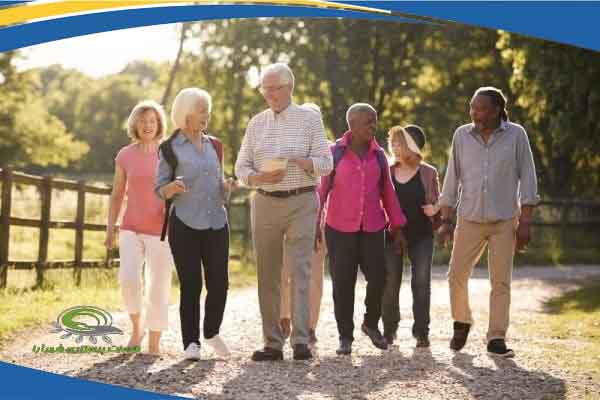 مبارزه با بیماری های دوران سالمندی با پیاده روی